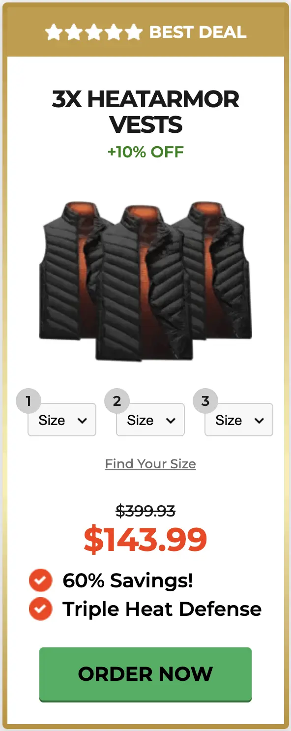 Heatarmor Heated vest Package 2